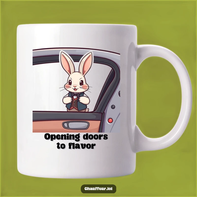 Funny Rabbit Vest Mug - Debonair Gentleman's Hilarious Gift