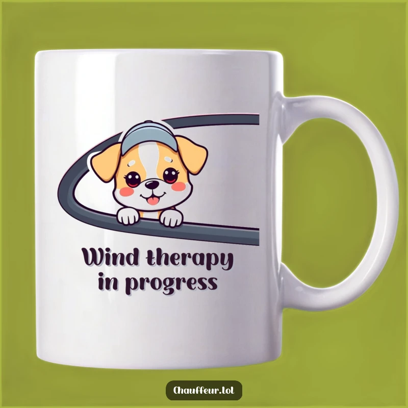 Funny Dog Car Window Cap Mug - Perfect Hilarious Gift for Dog Lovers