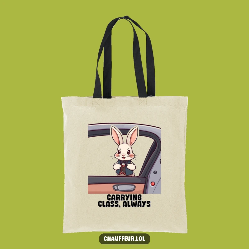 Chic Funny Rabbit Vest Tote Bag - Stylish & Humorous Accessory