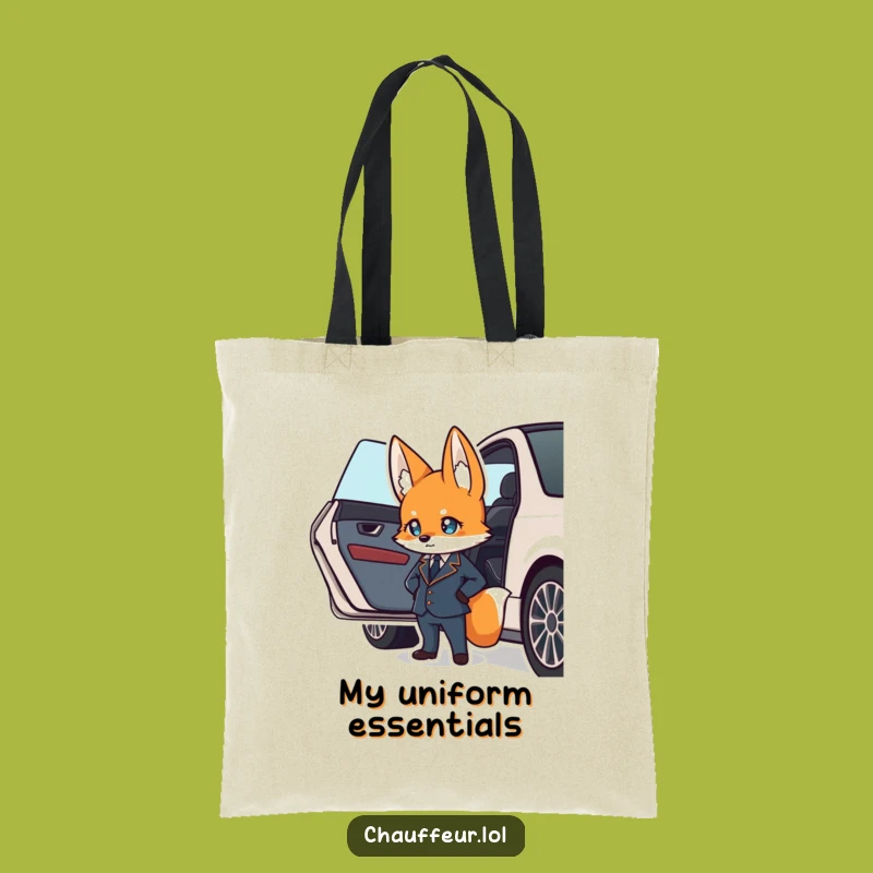 Funny Fox Valet Tote Bag: Suave Uniform, Handy & Perfect Funny Gift